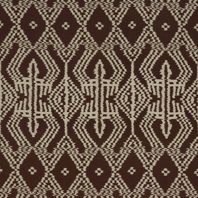 Schumacher Fabric ASAKA IKAT ESPRESSO