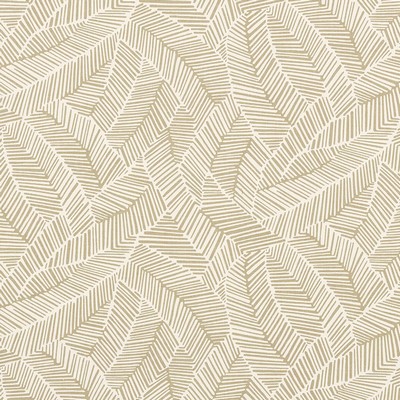 Schumacher Fabric ABSTRACT LEAF TAUPE