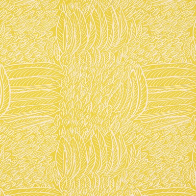 Schumacher Fabric FEATHERFEST CITRON