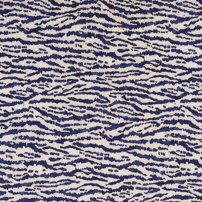 Schumacher Fabric ANIMAUX NAVY