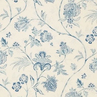 Schumacher Fabric CHINOISERIE VINE CHINA BLUE