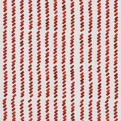 Schumacher Fabric TIC FOR TAC RED