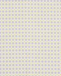 Schumacher Fabric Cosmos Ii Grey & Yellow Fabric