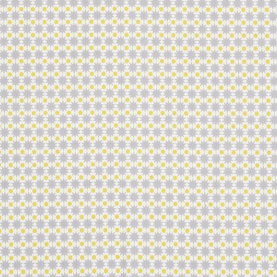 Schumacher Fabric COSMOS II GREY & YELLOW