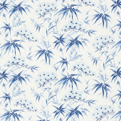 Schumacher Fabric ARITA FLORAL PORCELAIN