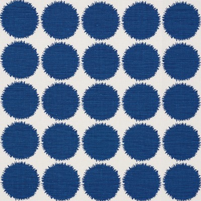 Schumacher Fabric FUZZ NAVY