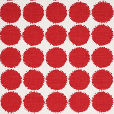 Schumacher Fabric FUZZ RED
