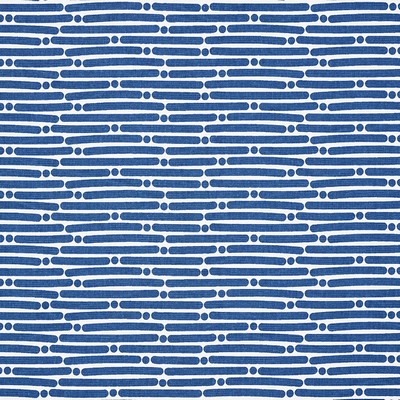 Schumacher Fabric DOT DASH NAVY