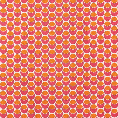 Schumacher Fabric BUDS PINK & ORANGE