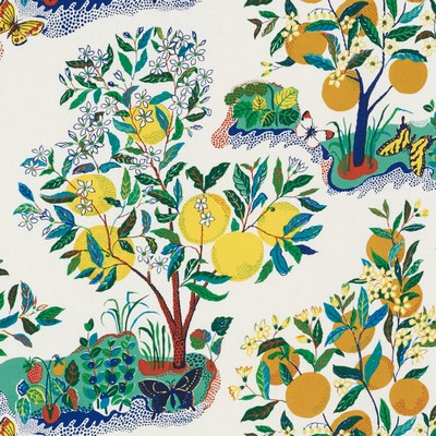 Schumacher Fabric CITRUS GARDEN INDOOR/OUTDOOR PRIMARY