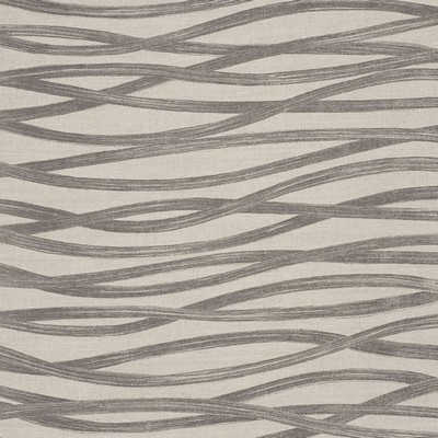 Schumacher Fabric BRUSHSTROKES CHARCOAL