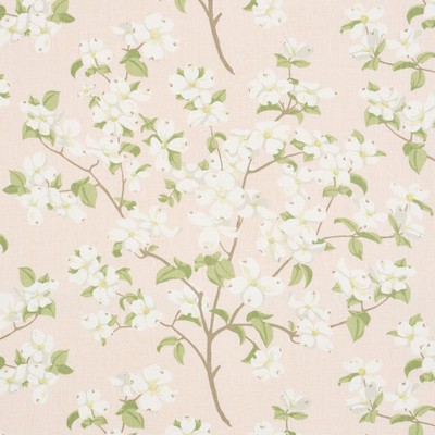 Schumacher Fabric BLOOMING BRANCH BLUSH
