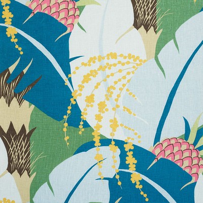Schumacher Fabric ANANAS PEACOCK