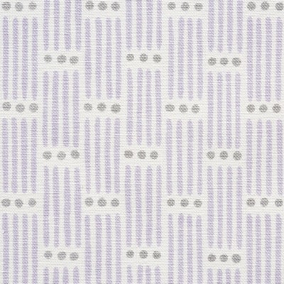 Schumacher Fabric DOTTED STRIPE LILAC