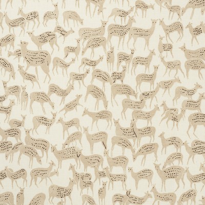 Schumacher Fabric FAUNA NATURAL