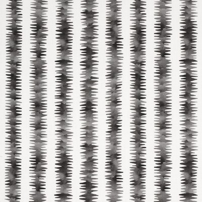 Schumacher Fabric Cardiogram Charcoal