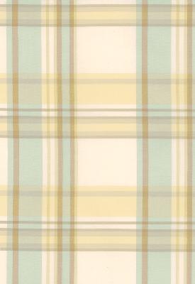 Schumacher Fabric BIRMINGHAM SILK PLAID WHEAT