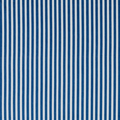Schumacher Fabric ANTIQUE TICKING STRIPE INDIGO