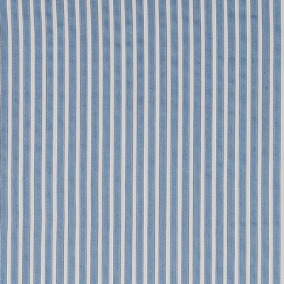 Schumacher Fabric ANTIQUE TICKING STRIPE BLEU