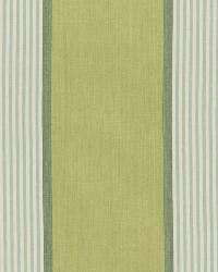 Schumacher Fabric Summerside Stripe Pear Fabric
