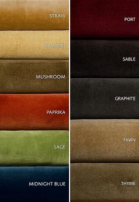 Schumacher Fabric COTTON CLUB VELVET STRAW