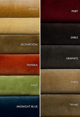 Schumacher Fabric COTTON CLUB VELVET SAGE