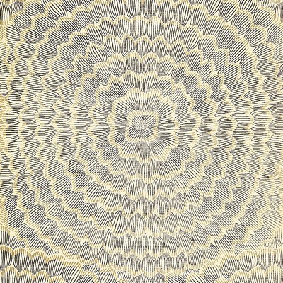 Schumacher Wallpaper FEATHER BLOOM ONYX & GOLD