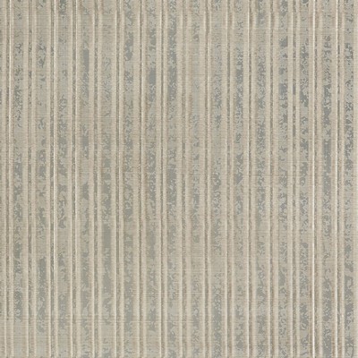 Schumacher Wallpaper GALVANIZED RIB SILVER LEAF
