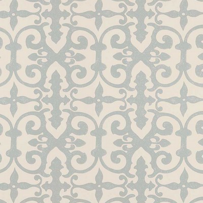 Schumacher Wallpaper FERNE PARK ORPINGTON BLUE