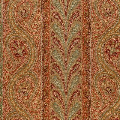 Schumacher Fabric CHATELAINE PAISLEY TUSCAN