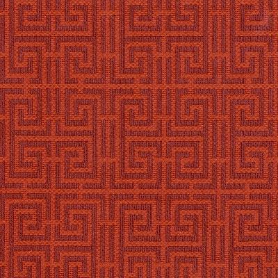 Schumacher Fabric CHINOIS FRET OXBLOOD / LACQUER