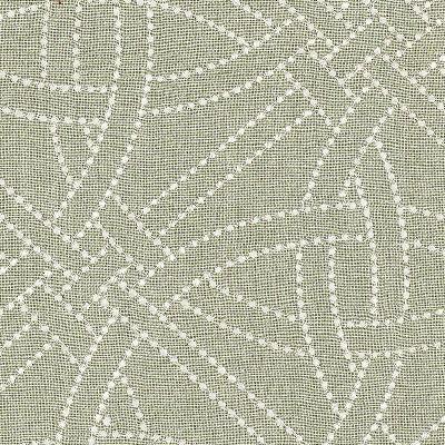 Schumacher Fabric DURANCE EMBROIDERY MINERAL