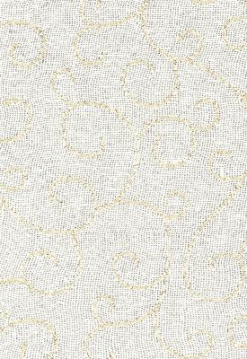 Schumacher Fabric ADINA SHEER EMBROIDERY PARCHMENT