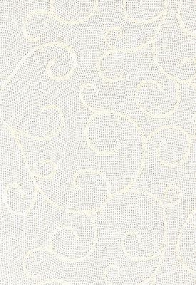 Schumacher Fabric ADINA SHEER EMBROIDERY CREAM