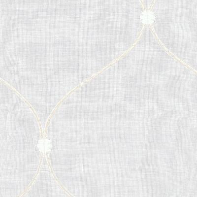 Schumacher Fabric CELENA SHEER EMBROIDERY SAND