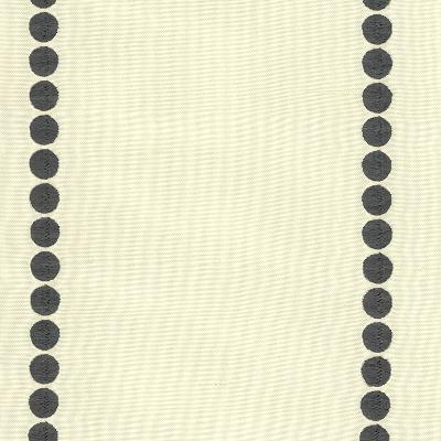 Schumacher Fabric GABRIELLE EMBROIDERY GRAPHITE