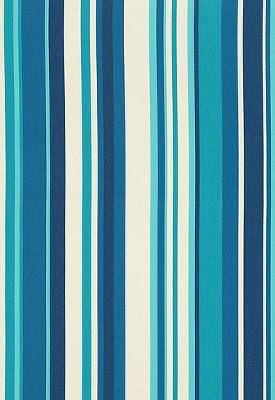 Schumacher Fabric DELRAY STRIPE MARINE