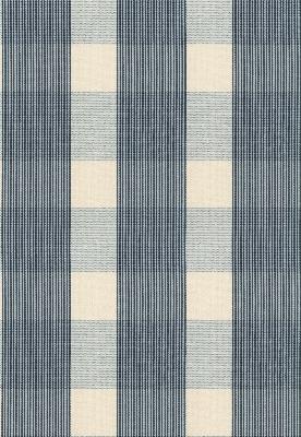 Schumacher Fabric AVON GINGHAM PLAID INDIGO/SKY