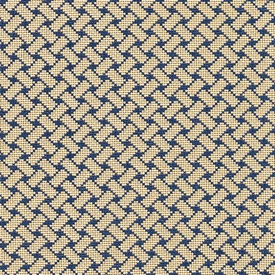 Schumacher Fabric BRISTOL WEAVE BLUE