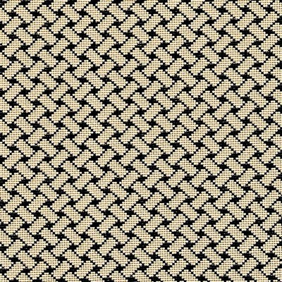 Schumacher Fabric BRISTOL WEAVE NOIR