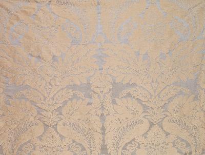 Schumacher Fabric BENNET SILK DAMASK MINERAL