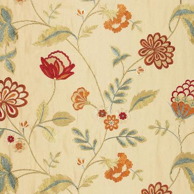 Schumacher Fabric PALAMPORE EMBROIDERY BISCUIT