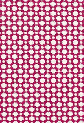 Schumacher Fabric BETWIXT MAGENTA/NATURAL