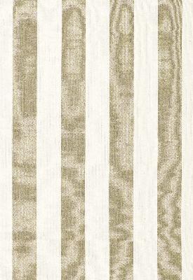 Schumacher Fabric AUGUSTIN LINEN STRIPE LINEN / IVORY