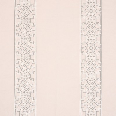 Schumacher Fabric DONT FRET BLUSH CONCH