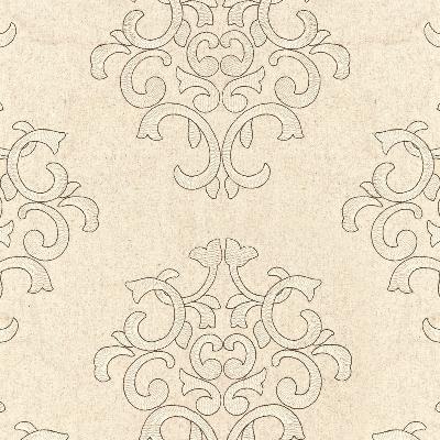 Schumacher Fabric BYRON EMBROIDERED WOOL OAT