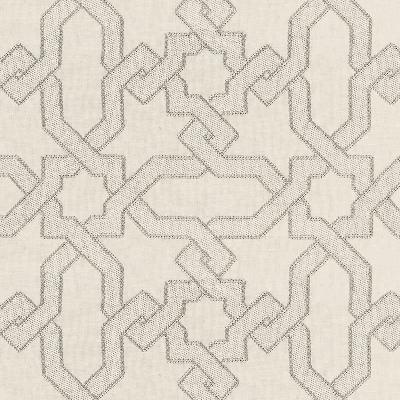 Schumacher Fabric CORDOBA EMBROIDERY PEARL