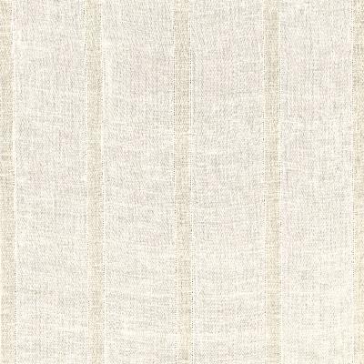 Schumacher Fabric ELBA LINEN STRIPE IVORY / OAT