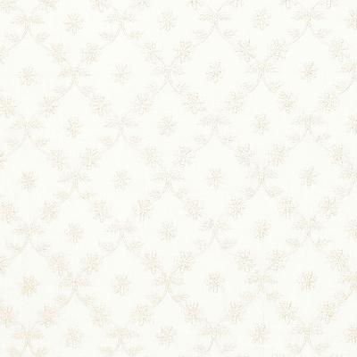 Schumacher Fabric CELLINI EMBROIDERY IVORY