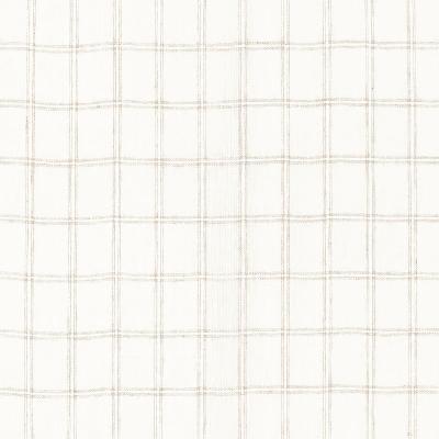 Schumacher Fabric DA VINCI SHEER IVORY / LINEN